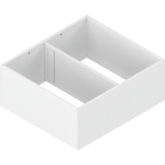 AMBIA-LINE рамка высокая для LEGRABOX, сталь, НД=270 мм, ширина=242 мм, белый шелк