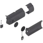 АVENTOS HF,заглушка, большая, левая, для SERVO-DRIVE ТЕМНО-серая