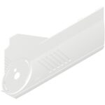 AVENTOS HL, заглушка большая БЕЛАЯ с малой нерж., левая