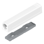 TIP-ON держатель ДЛИННЫЙ прямой (20/32 мм), белый шелк