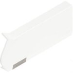 AVENTOS HF, заглушка большая БЕЛАЯ с малой нерж., левая