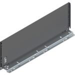 LEGRABOX pure царга высота C (177 мм), НД=500 мм, ПРОМ. упаковка, серый ОРИОН, левая