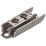 CLIP ответная планка, прям. (20/32 мм), 3 мм, сталь, на саморезы, с эксцентриком