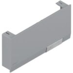 AVENTOS HK top заглушка большая (с вмонтир. малой) серая/нерж.сталь, правая