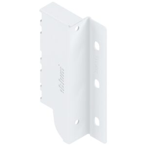 TANDEMBOX держатель задней стенки из ДСП, высота K  (128,5 мм), белый шелк, левый