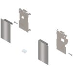 LEGRABOX держатель фасада, высота M, для ВНУТР. ящика, левый и правый, нержавеющая сталь