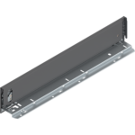 LEGRABOX pure царга, высота M (90,5 мм), НД=500 мм, ПРОМ. упаковка, серый ОРИОН, левая