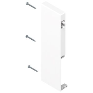 TANDEMBOX держатель передней панели, высота D , белый шелк, левый (+ ZRG.000R5F)