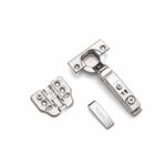 Петля с 3D регулировкой, двухсекционный шарнир, 105 град. Накладная — изображение 2