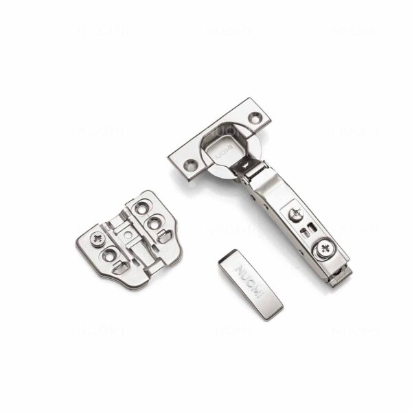 Петля с 3D регулировкой, двухсекционный шарнир, 105 град. Накладная — изображение 2