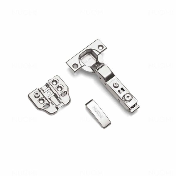 Петля с 3D регулировкой, двухсекционный шарнир, 105 град. Полунакладная — изображение 2